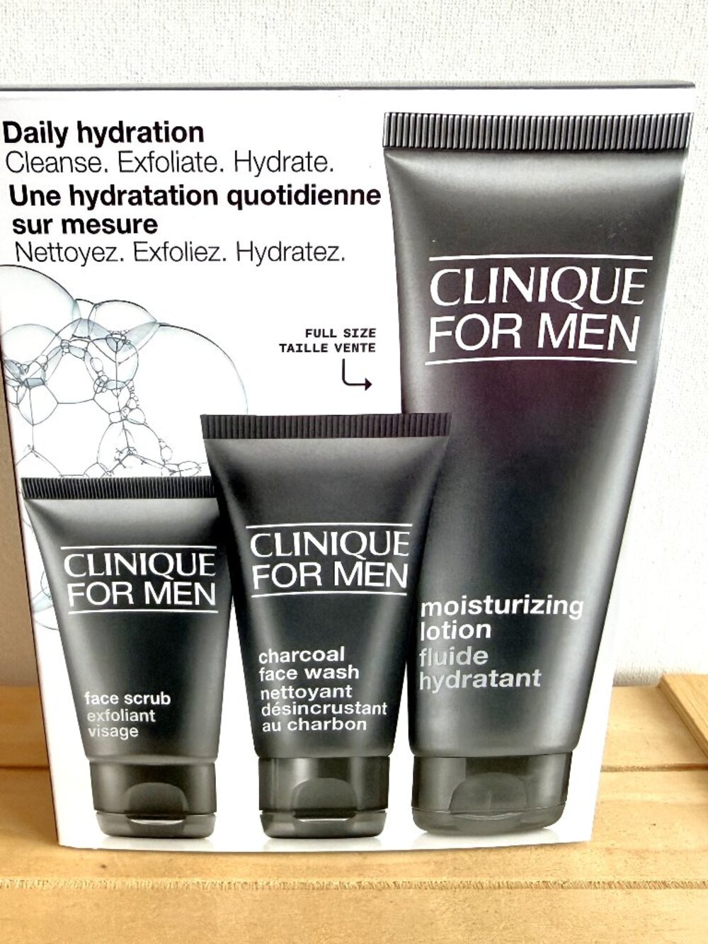Clinique For Men Daily Hydration Set, New Without Tags